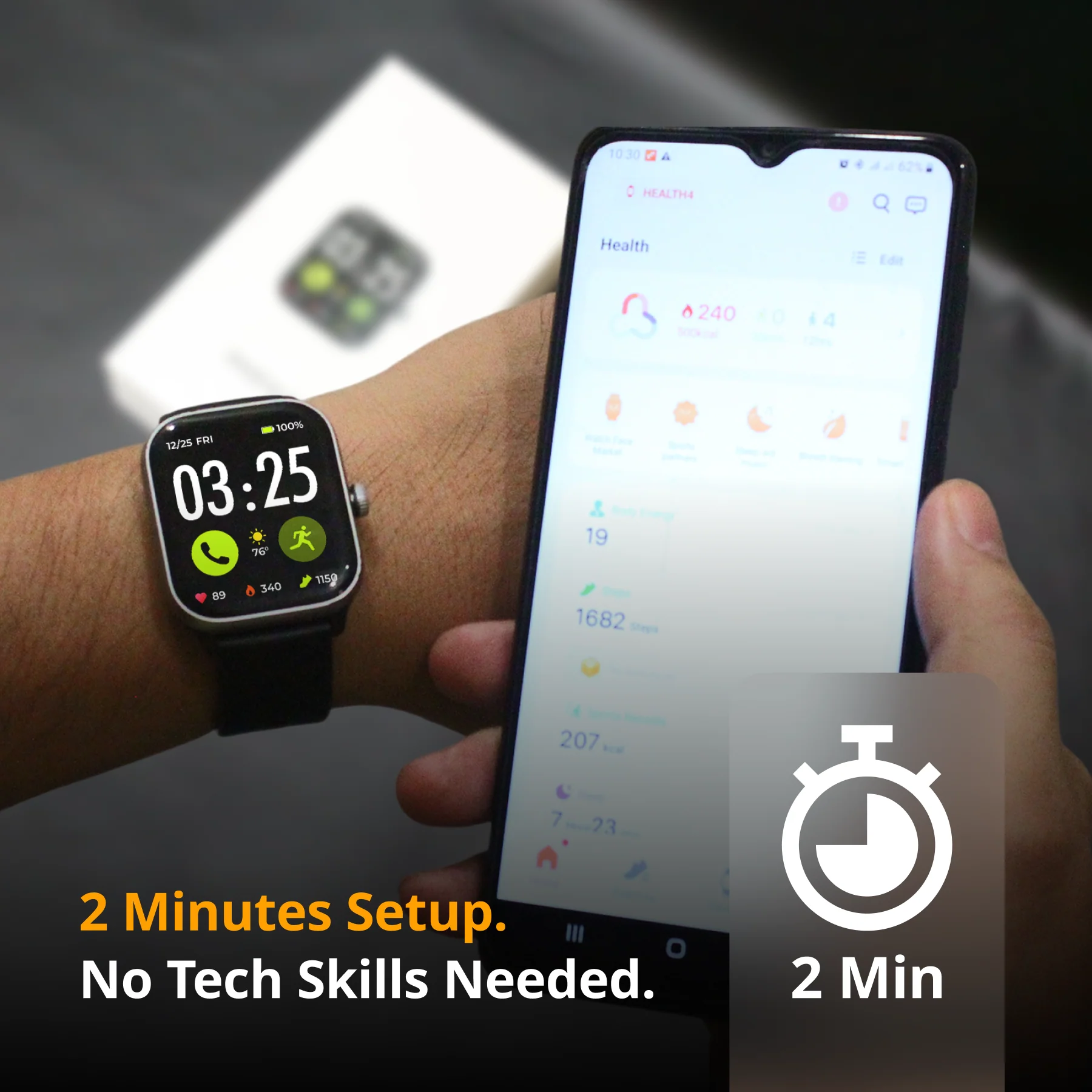 Hers & His Health Smartwatch 4 Duo - Image 7