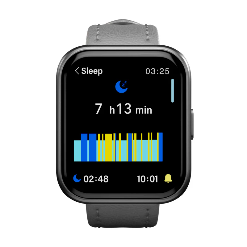 Grey Leather Band for Health Smartwatch 3 - Image 3