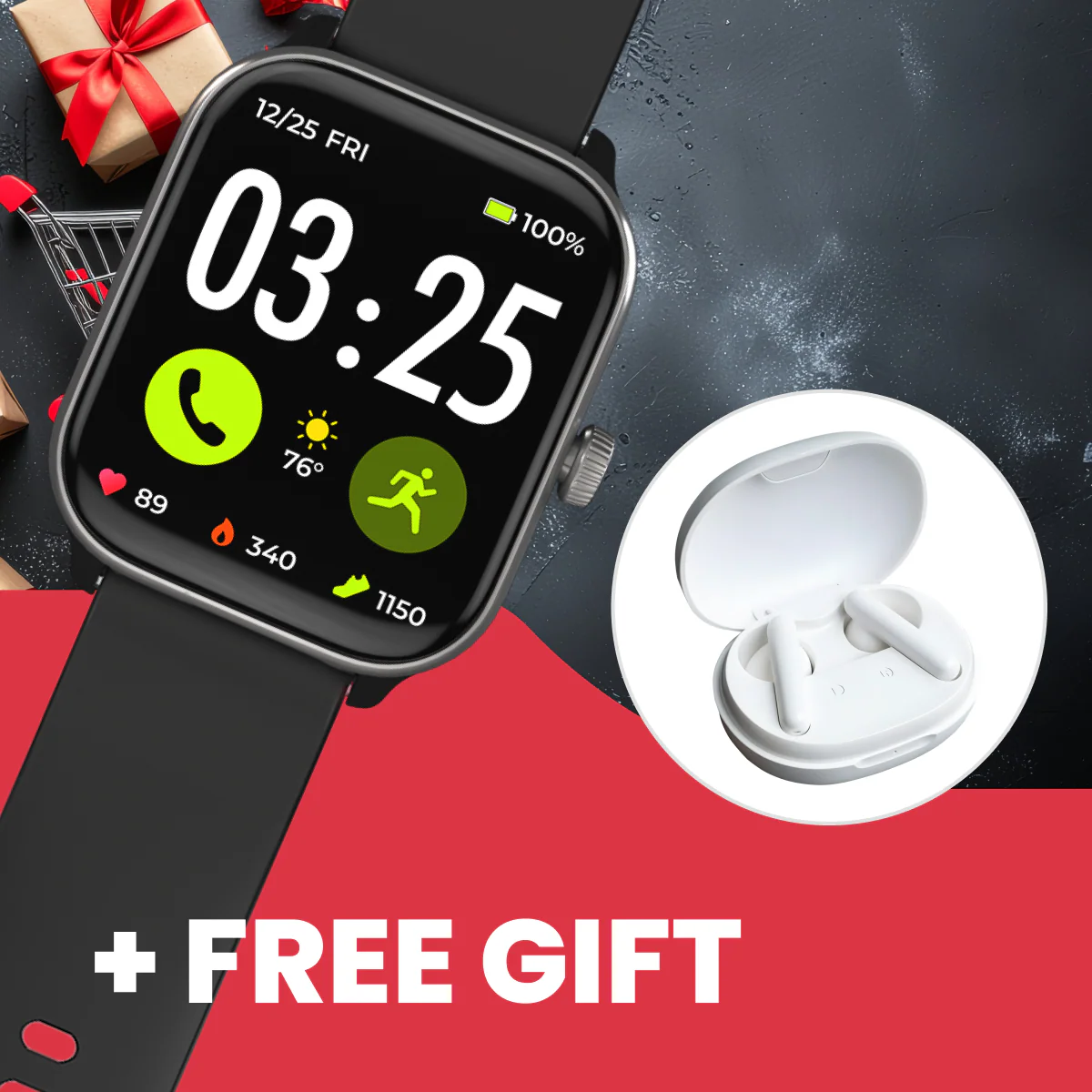 Health Smartwatch 4 + FREE Gift - Image 19