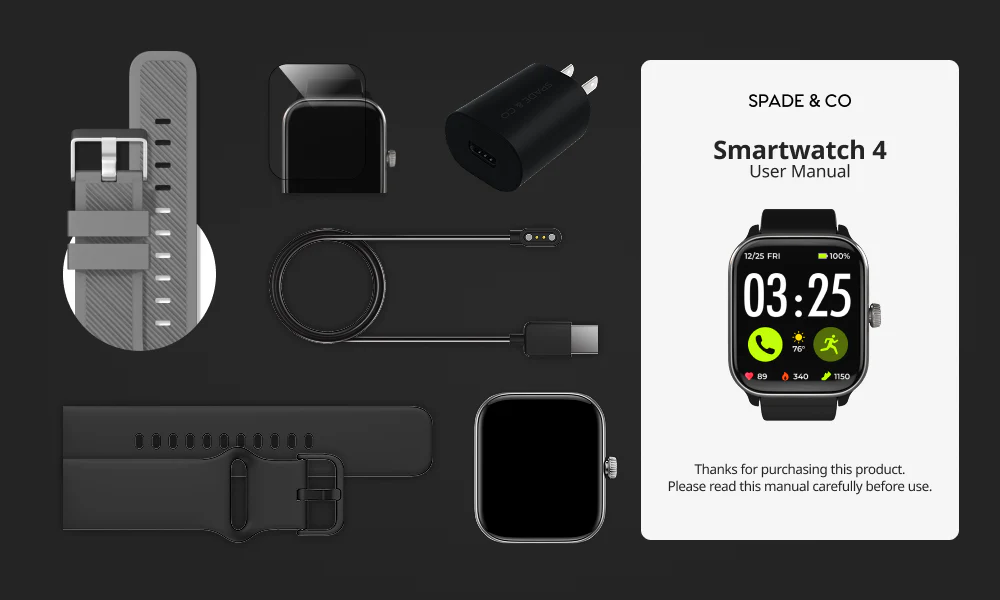Health Smartwatch 4 Travel Ready Bundle - Image 20