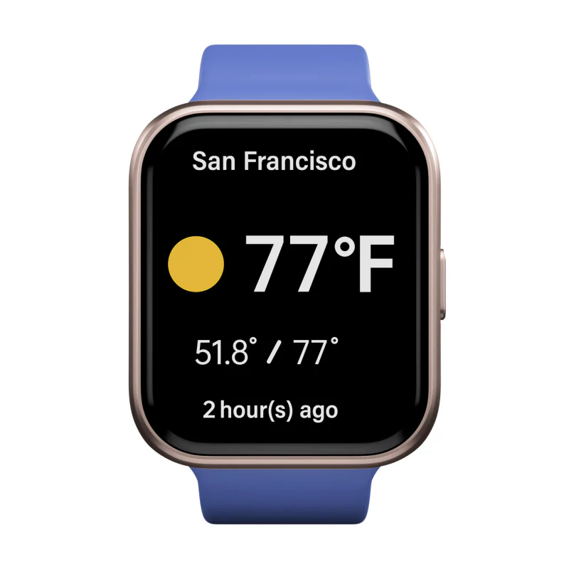 Light Blue Sport Band for Health Smartwatch 3 - Image 3
