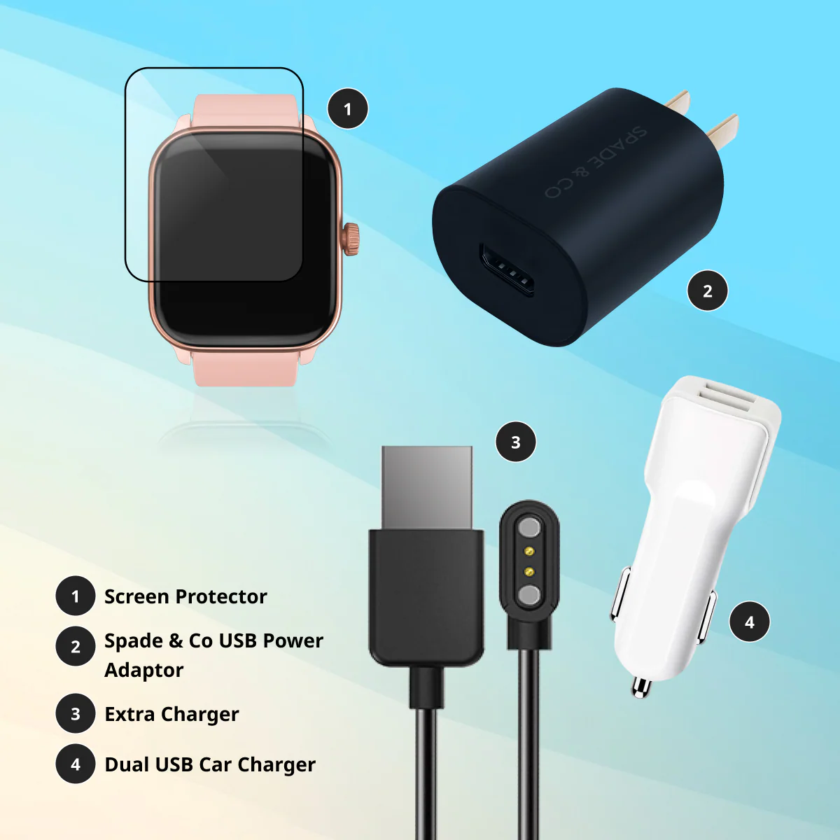 Power On-the-Go Bundle for Health Smartwatch 4