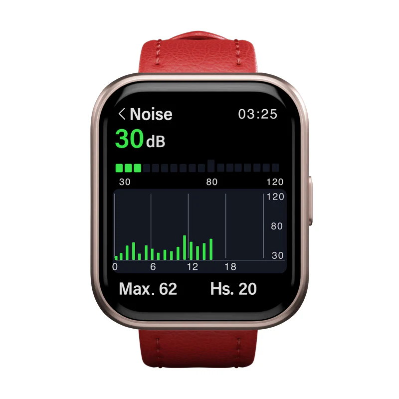 Red Leather Band for Health Smartwatch 3 - Image 3