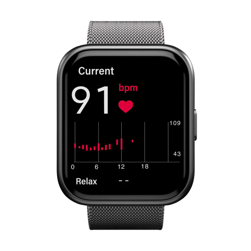 Silver Stainless Steel Band for Health Smartwatch 3 - Image 3