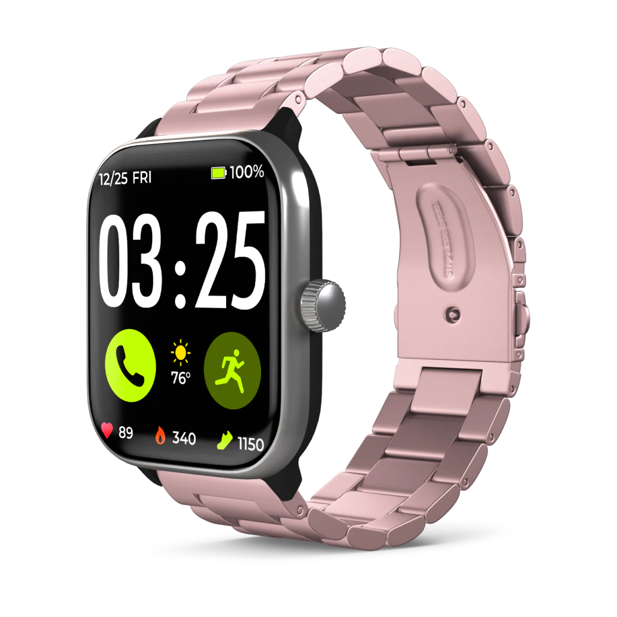 Stainless Steel Band for Health Smartwatch 4 - Image 13