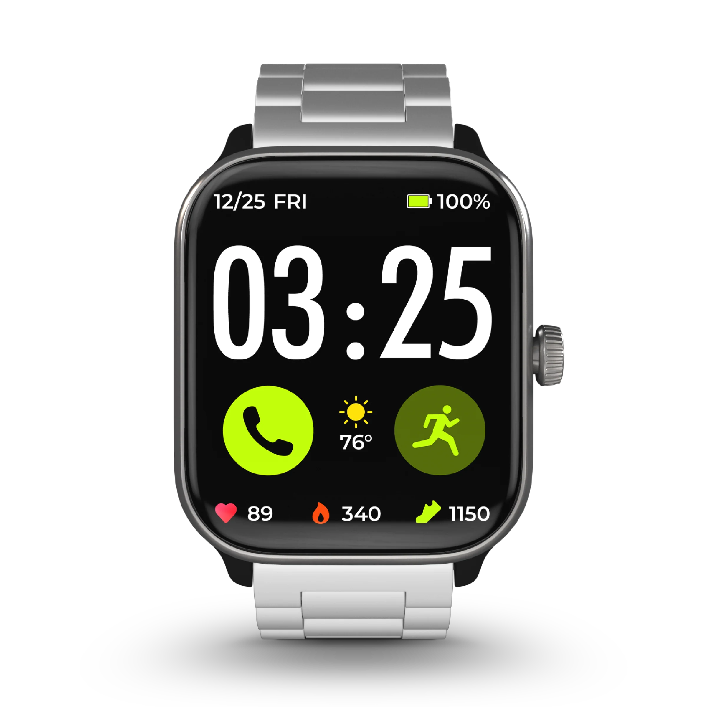Stainless Steel Band for Health Smartwatch 4 - Image 21
