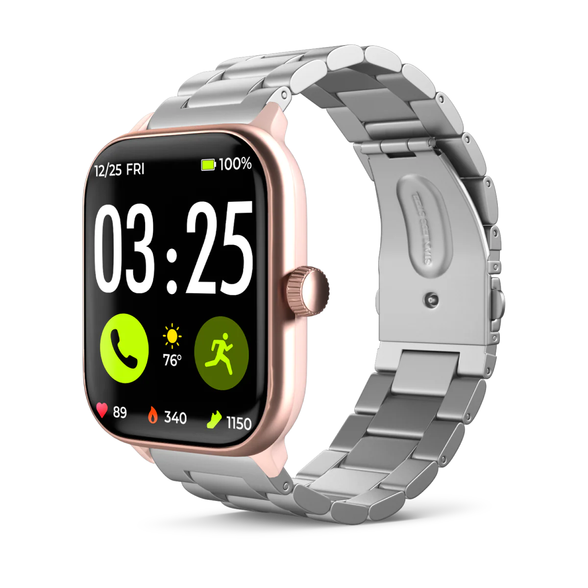 Stainless Steel Band for Health Smartwatch 4 - Image 22